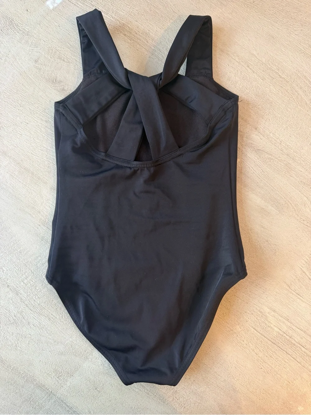 Balera Twist Back Sweetheart Leotard - Black